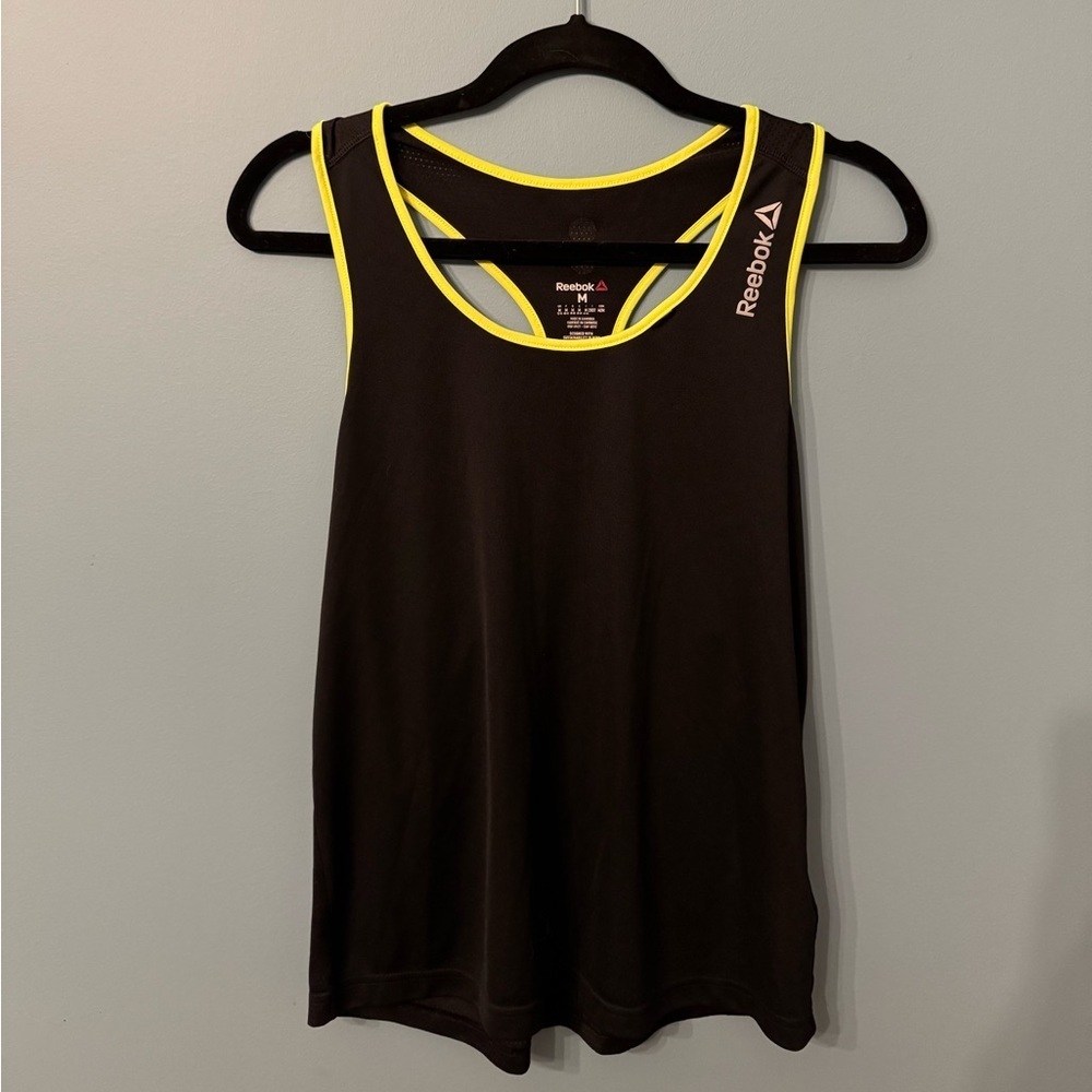 Reebok Women's Black Workout Top - Picture 2 of 4